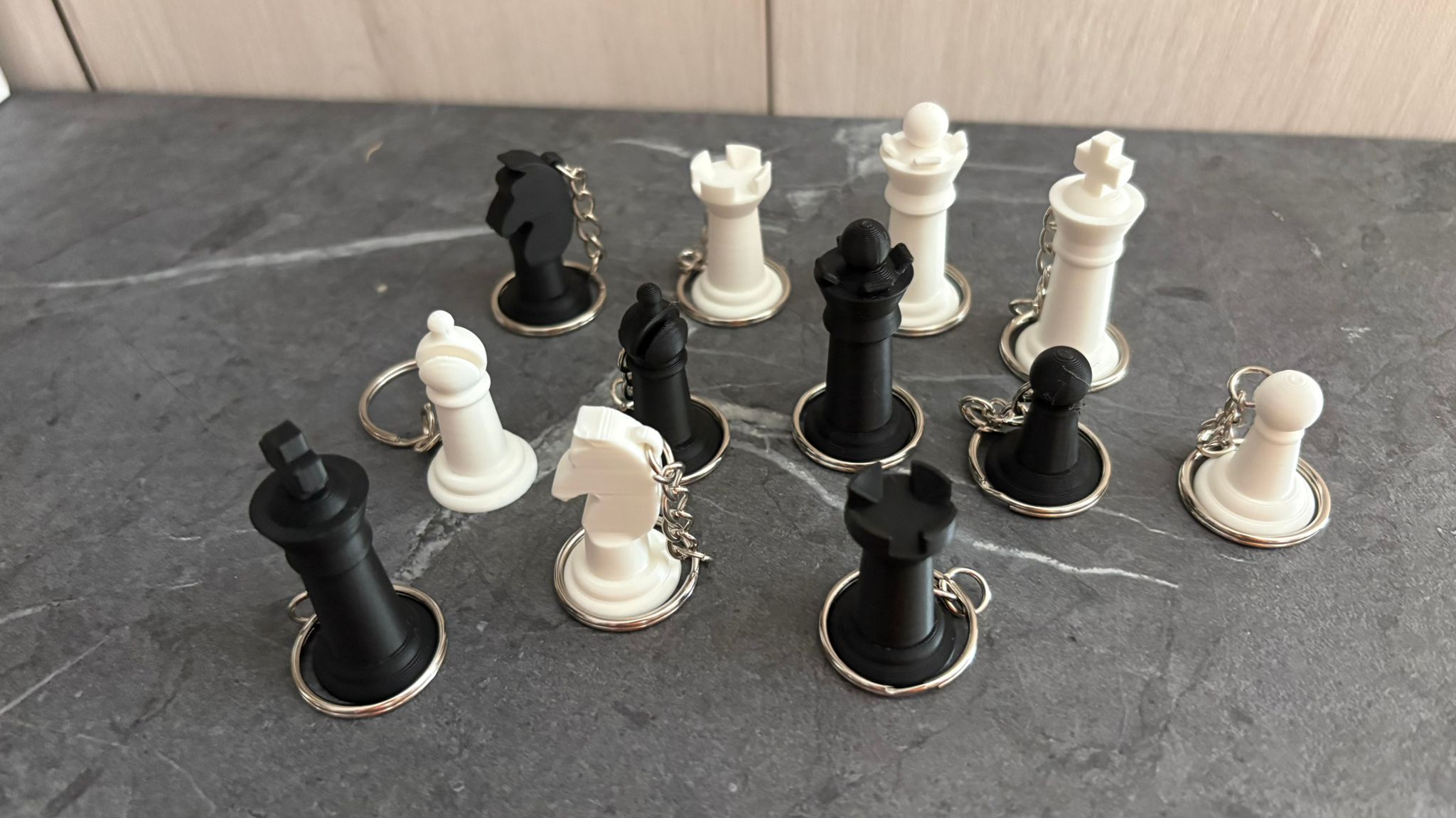 Llaveros de ajedrez - Promoción trae un amigo al Open Ajedrez Tomelloso