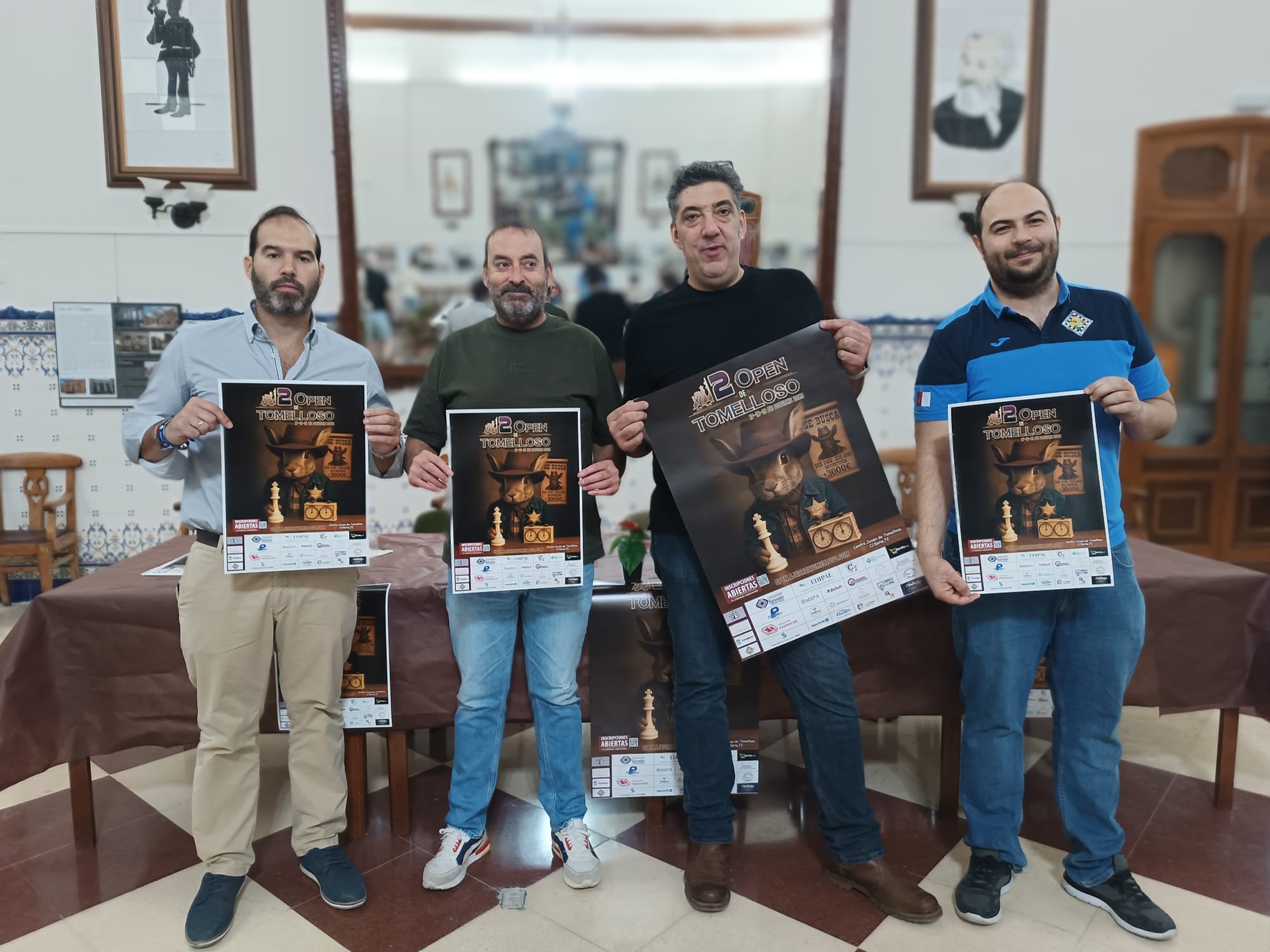 Presentacion cartel Open Ajedrez Tomelloso