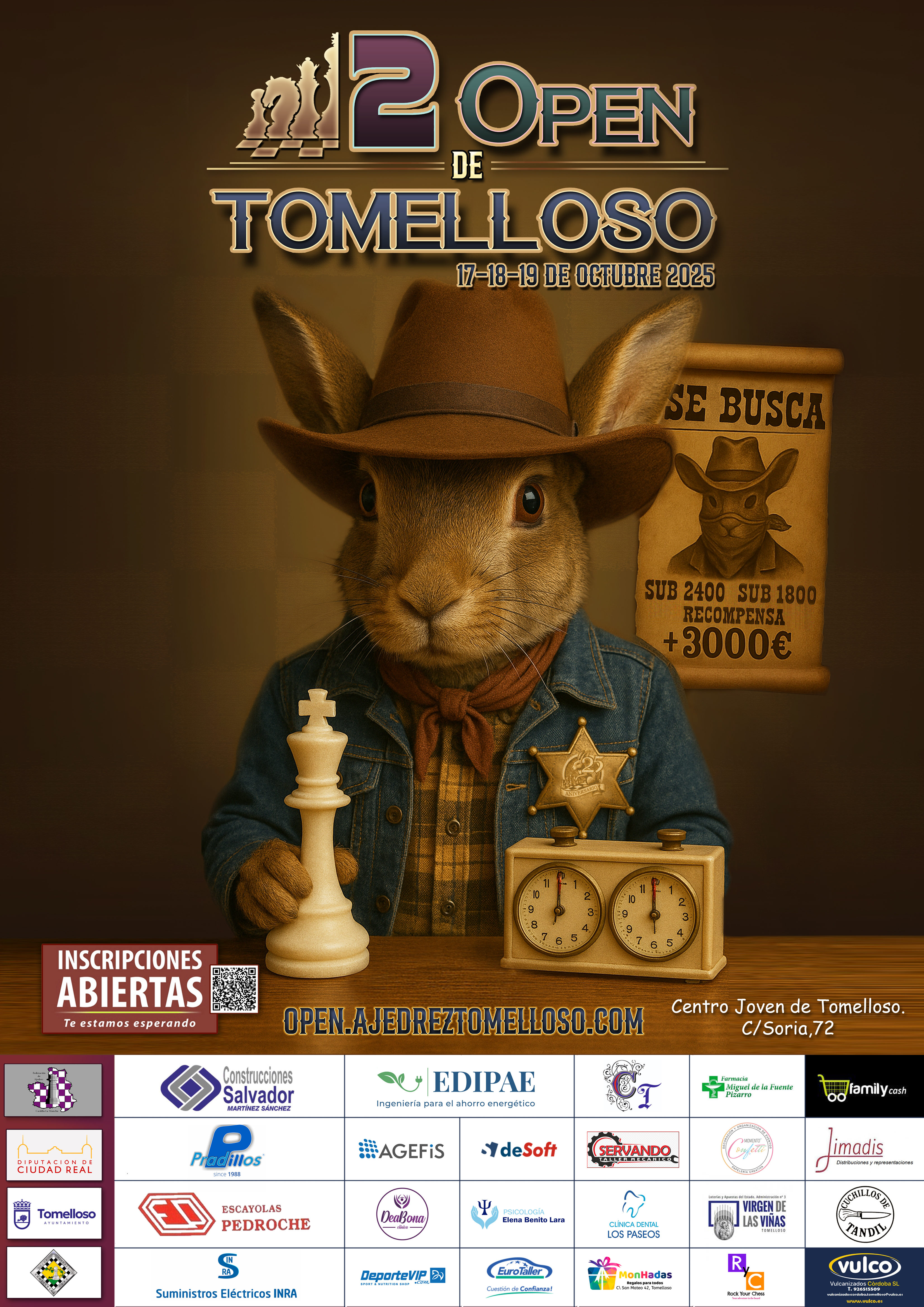 Cartel II Open Ciudad de Tomelloso